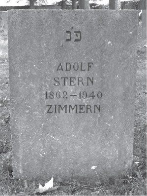 Grabstein Adolf Stern