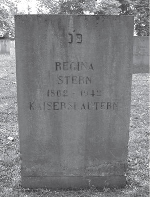 Grabstein Regina Stern